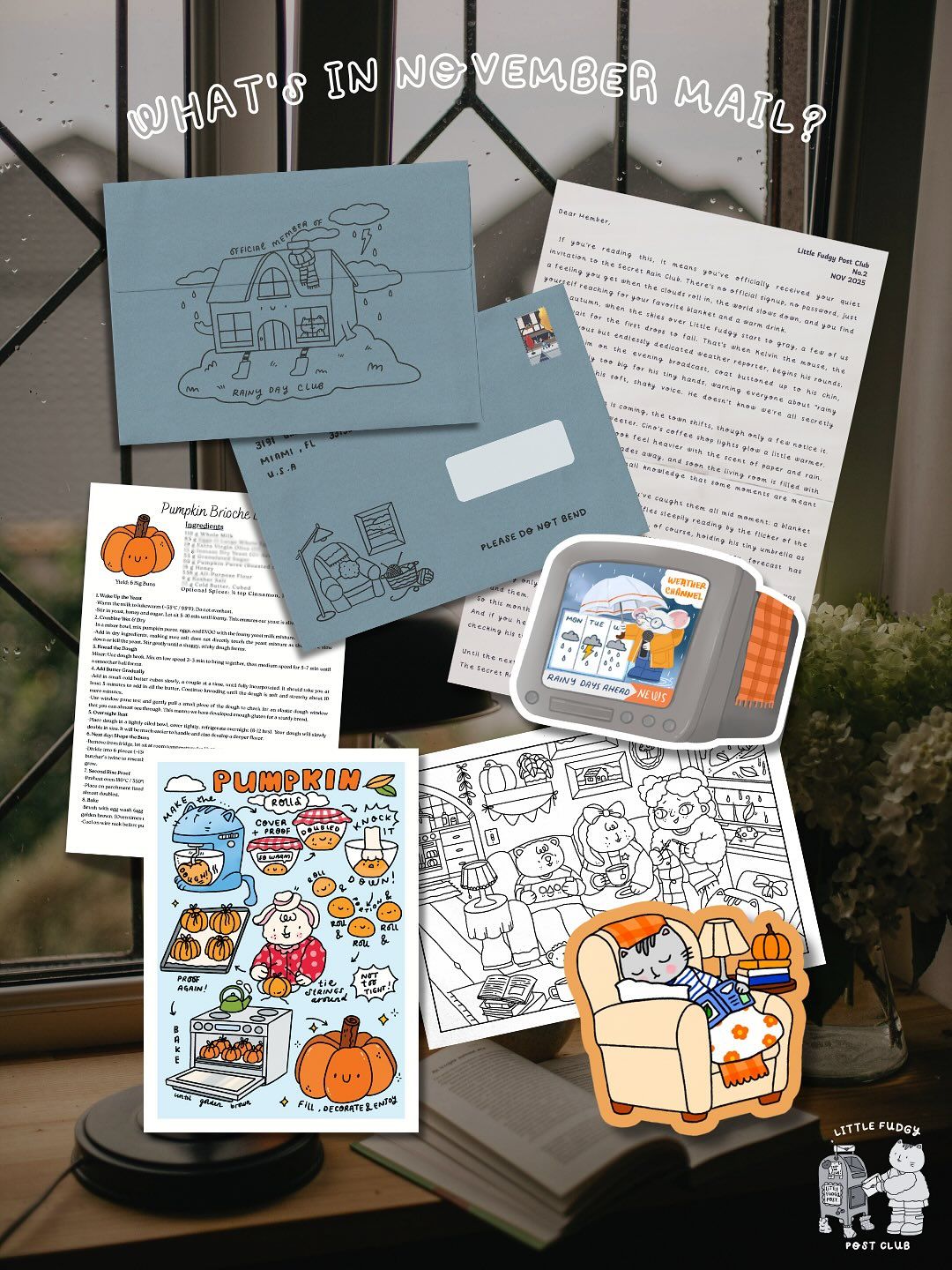 Fudgy Cookie mail art