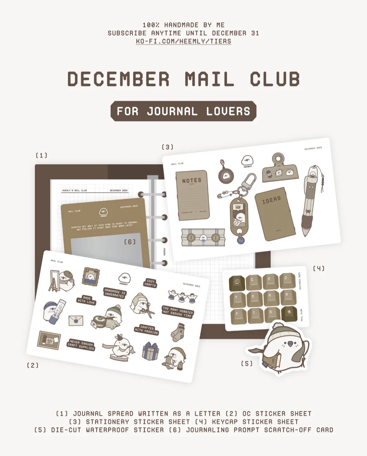 Heemly mail art